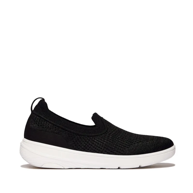 FitFlop SUPER-Q KNIT Womens Trainers Black sold by Shuperb