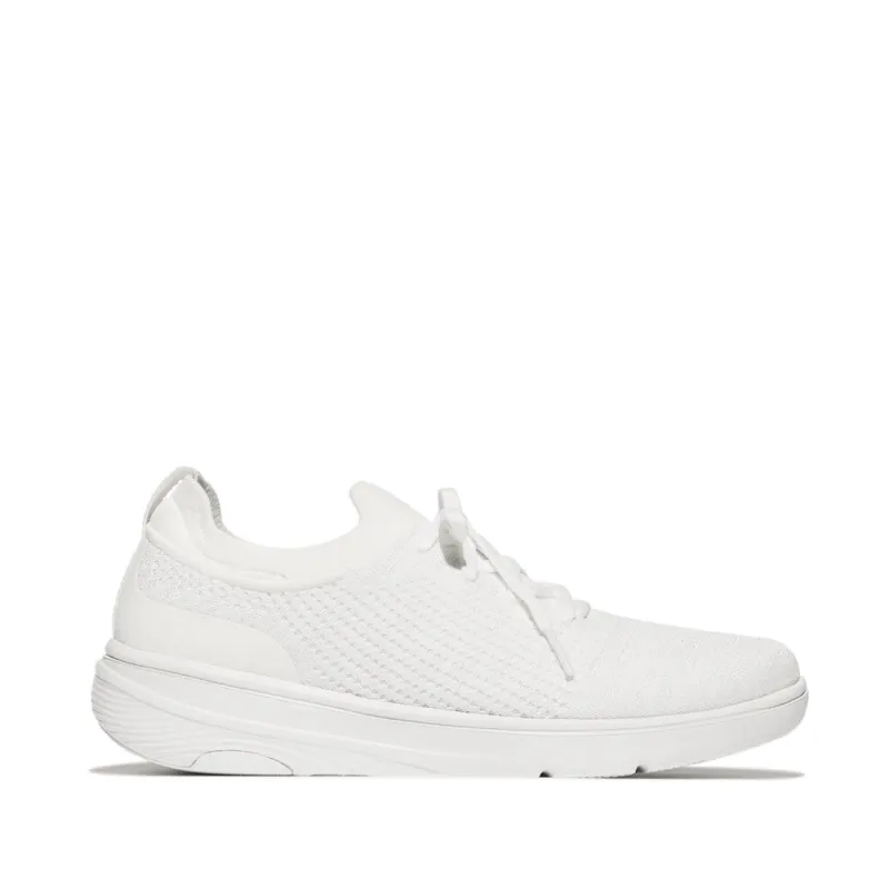 FitFlop SUPER-Q KNIT Womens Trainers Urban White sold by Shuperb