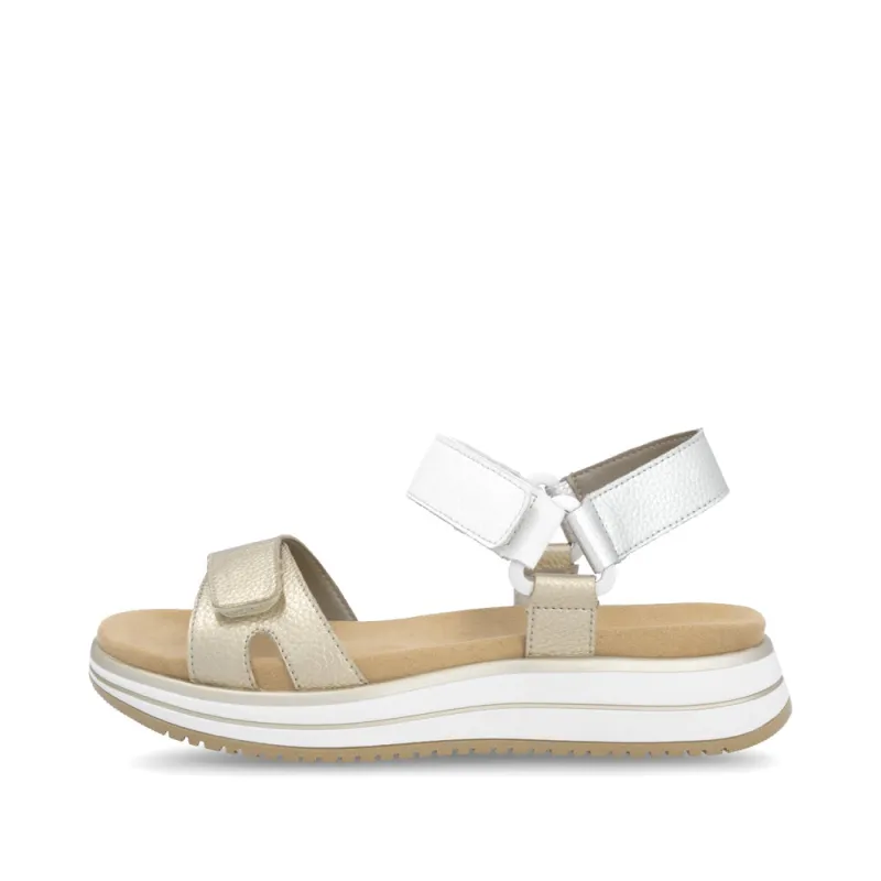 Remonte D1J57-90 Womens Sandals Metallic sold by Shuperb