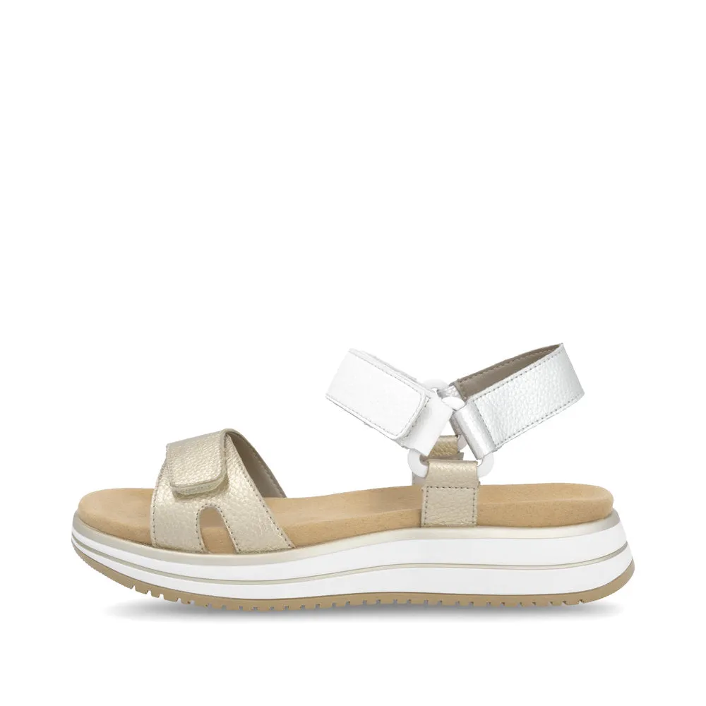 Remonte D1J57-90 Womens Sandals Metallic sold by Shuperb