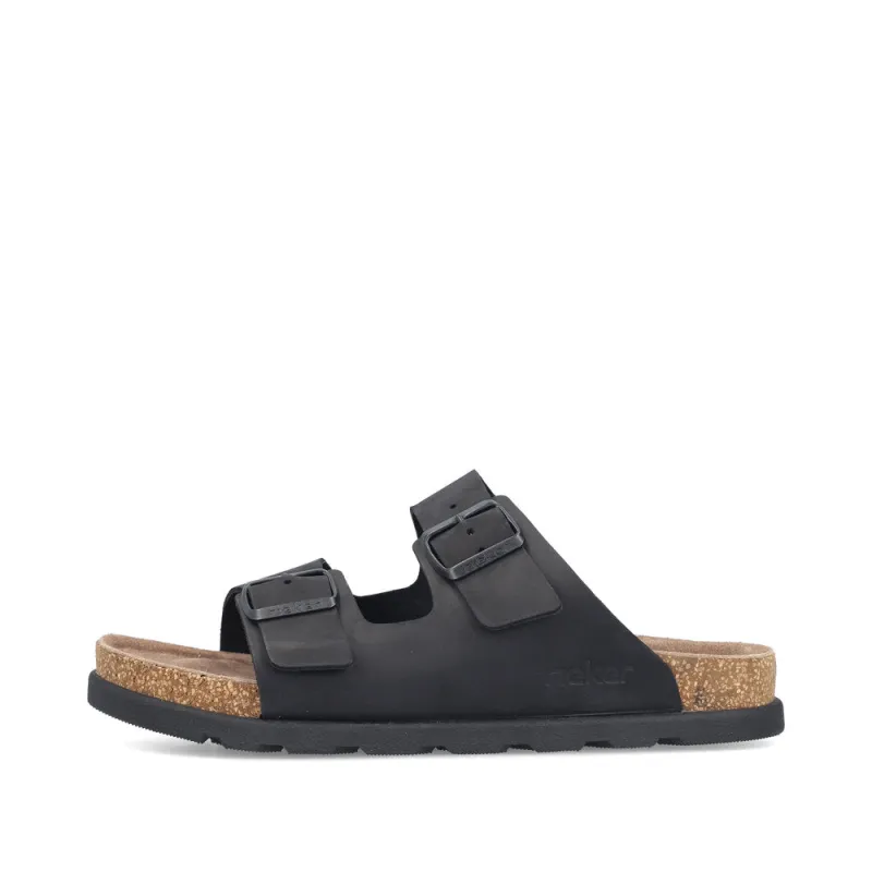 Rieker 21190-00 Mens Sandals Black sold by Shuperb