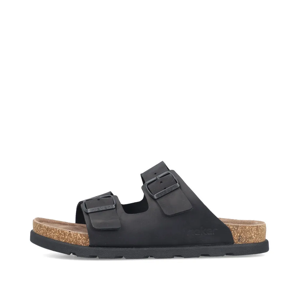 Rieker 21190-00 Mens Sandals Black sold by Shuperb