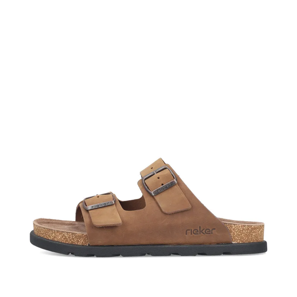 Rieker 21190-26 Mens Sandals Brown sold by Shuperb