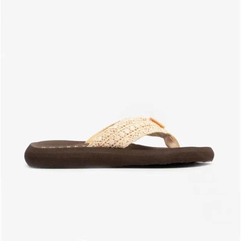 Rocket Dog SPOTLIGHT Womens Flip Flop Natural sold by Shuperb