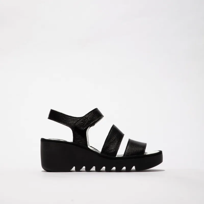 Fly London BEXY575FLY Womens Sandals Black sold by Shuperb