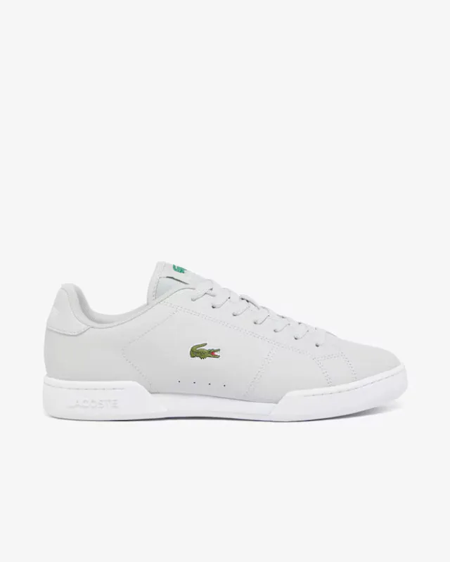 Lacoste CARNABY CUP Mens Trainers Light Grey/White sold by Shuperb