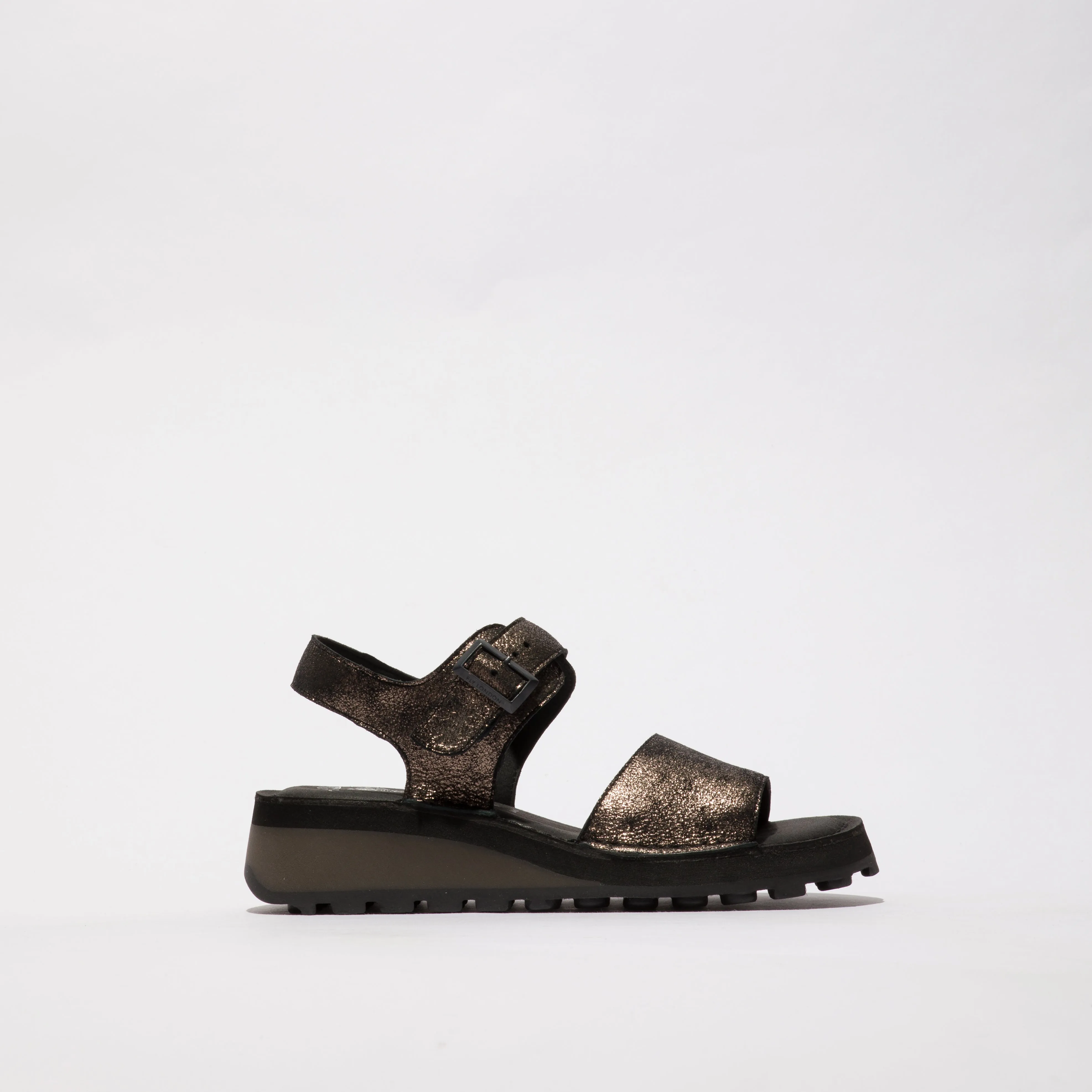 Fly London HALY559FLY Womens Sandals Graphite sold by Shuperb