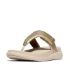 FitFlop F-MODE GO Womens Toe Post Sandals Platino sold by Shuperb