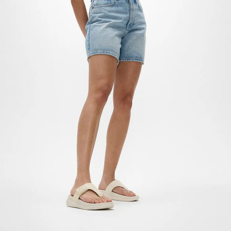 FitFlop F-MODE GO Womens Toe Post Sandals Paris Beige sold by Shuperb product image thumbnail 3