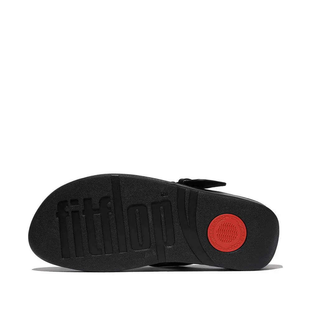 FitFlop LULU RESIN-BUCKLE Womens Toe Post Sandals All Black sold by Shuperb product image thumbnail 5