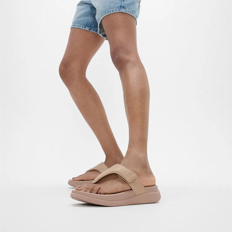 FitFlop F-MODE GO Womens Toe Post Sandals Classic Beige sold by Shuperb product image thumbnail 2