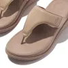 FitFlop F-MODE GO Womens Toe Post Sandals Classic Beige sold by Shuperb
