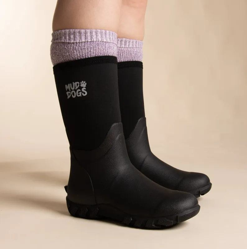Mud Dogs 34SED060 Womens Wellington Boot Socks Light Purple sold by Shuperb