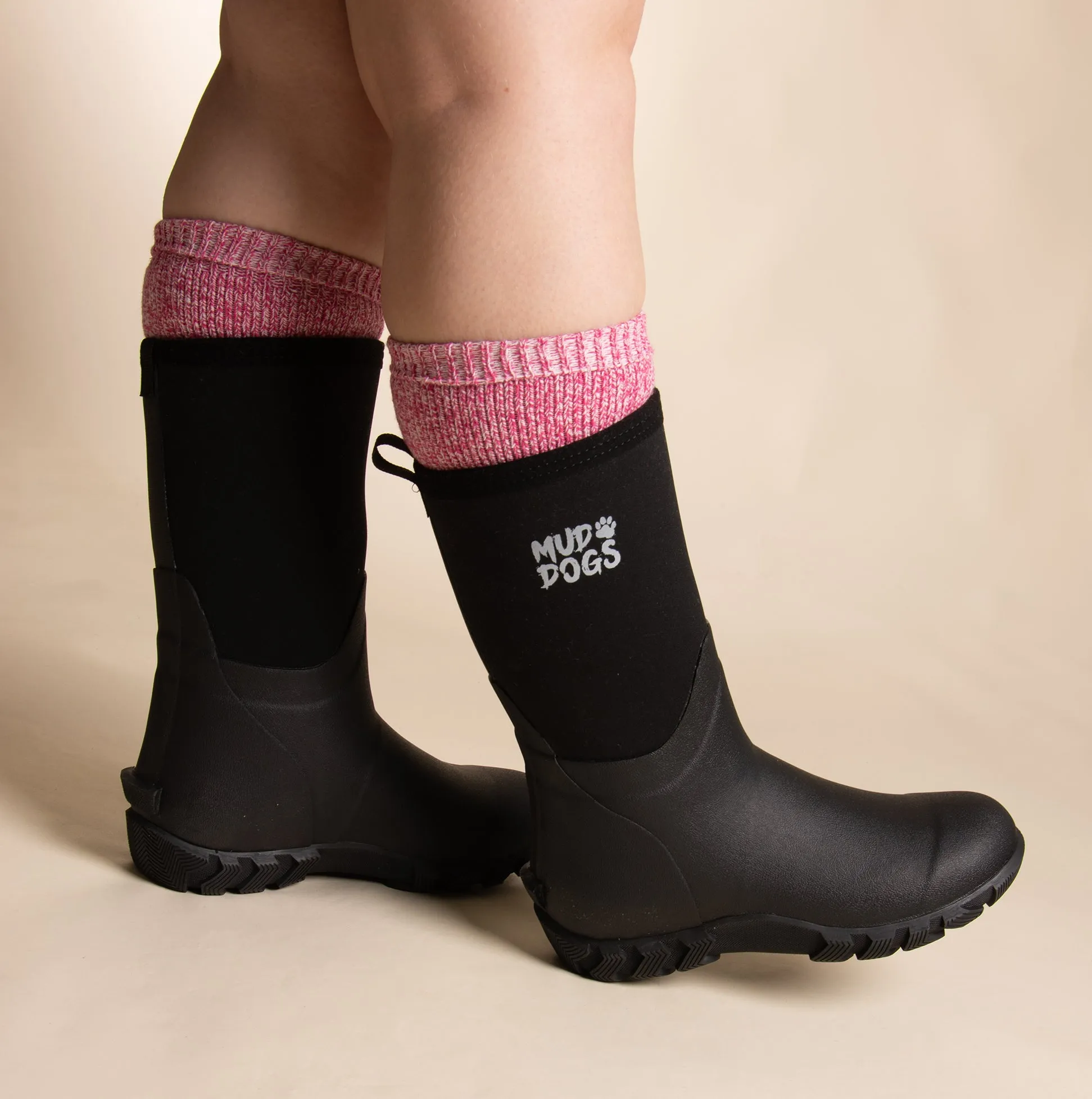 Mud Dogs Womens Welly Boot Socks Pink sold by Shuperb