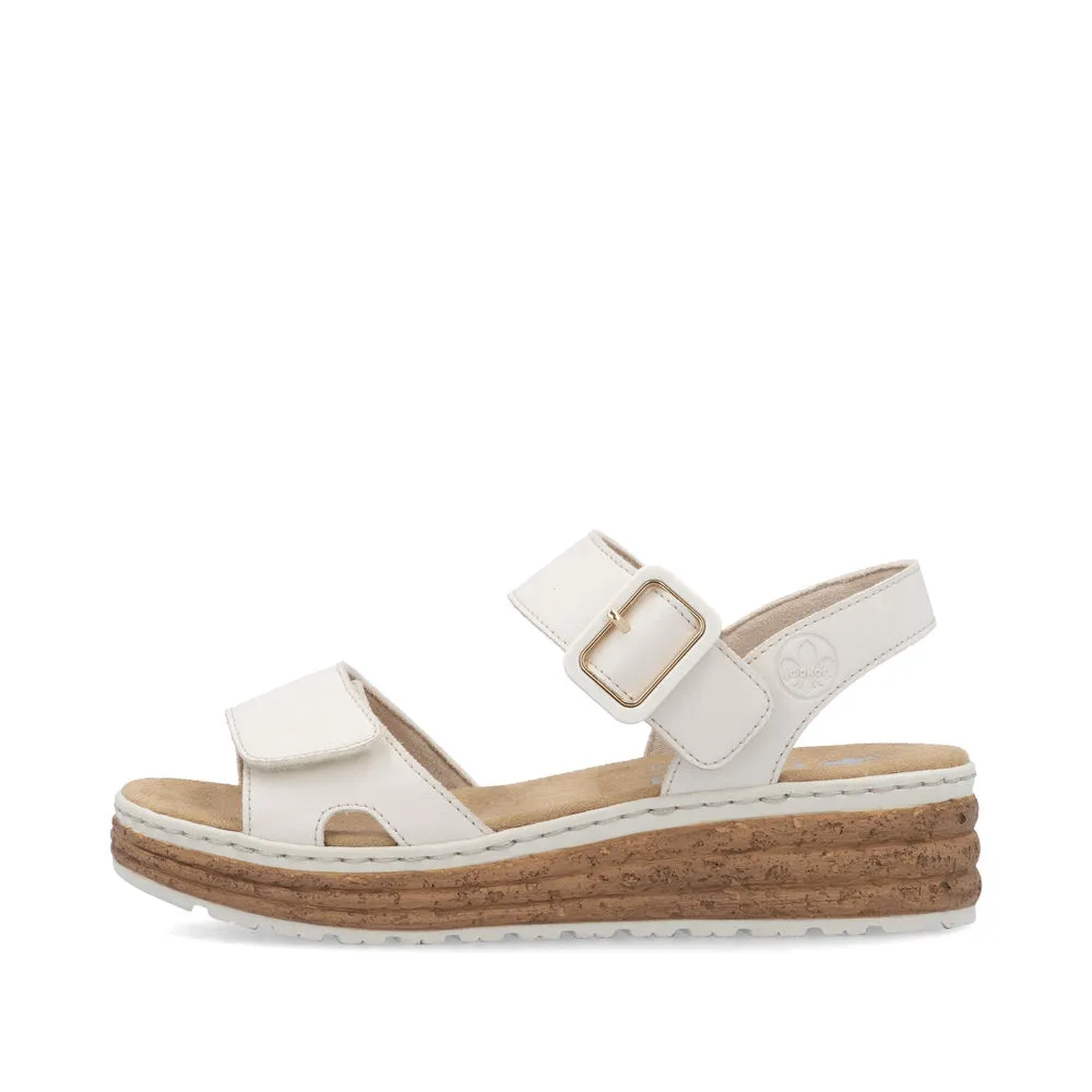 Rieker 62760-60 Womens Sandals Beige sold by Shuperb