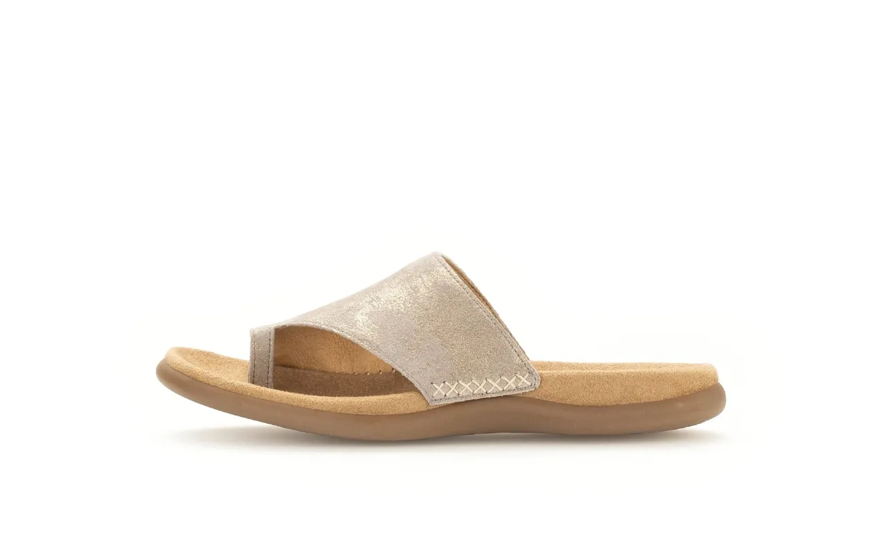 Gabor LANZAROTE Womens Sandals Mushroom sold by Shuperb