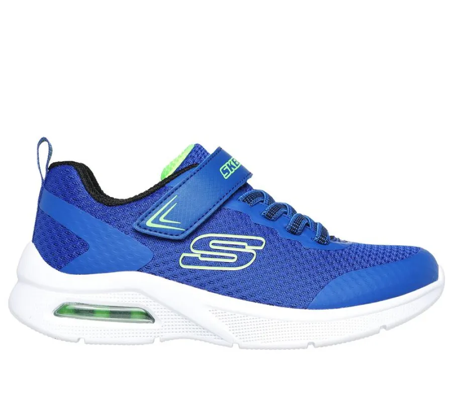 Skechers 403818L/BLLM MICROSPEC MAX - VAPTIX Boys Trainers Blue/Lime sold by Shuperb