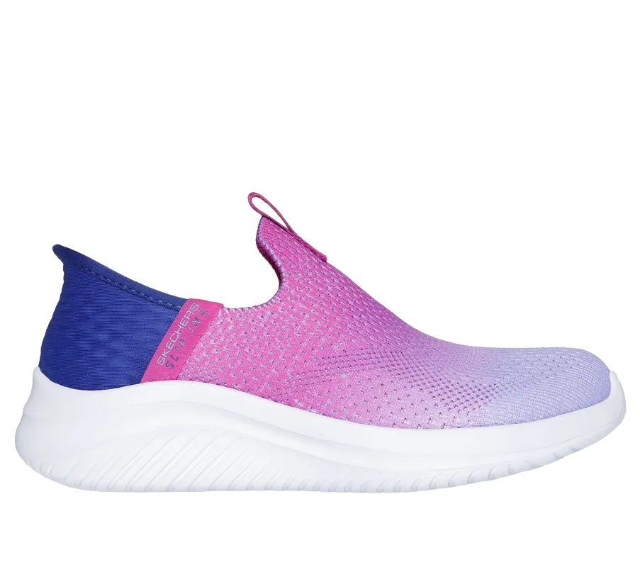 WMNS) Skechers D'LITES 1.0 'White Purple' 149792-WPW | Parallel