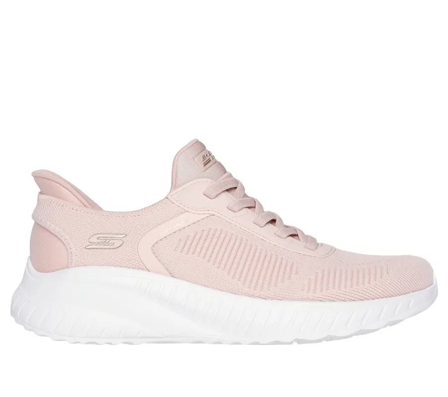 Skechers 117497/LTPK BOBS SPORT SQUAD Womens Trainers Light Pink sold by Shuperb