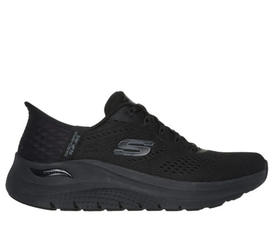 Skechers 150066/BBK ARCH FIT 2.0 - EASY CHIC Womens Trainers Black sold by Shuperb