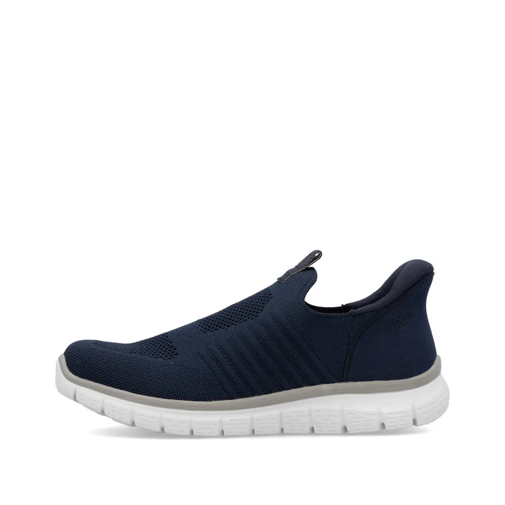 Rieker B6659-14 Mens Shoes Blue sold by Shuperb