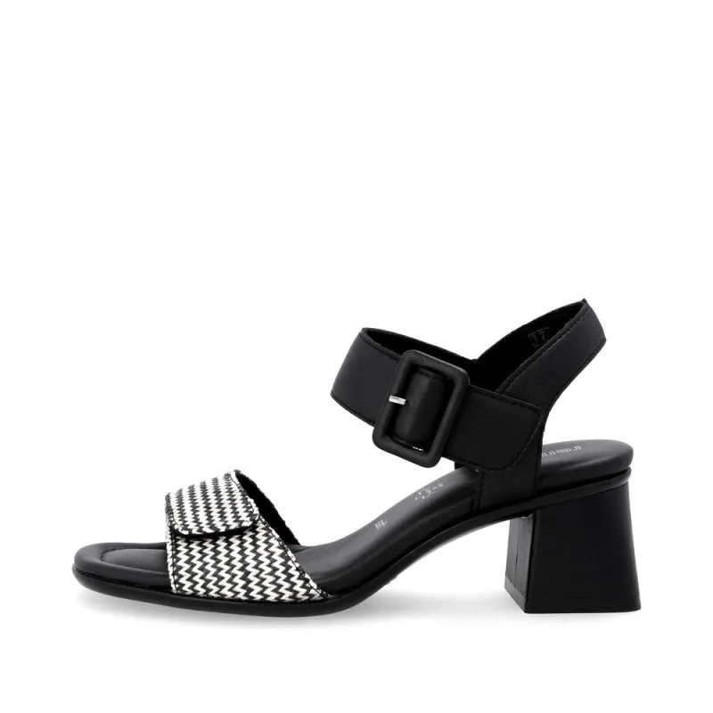 Remonte D1K51-03 Womens Sandals Black Combination sold by Shuperb