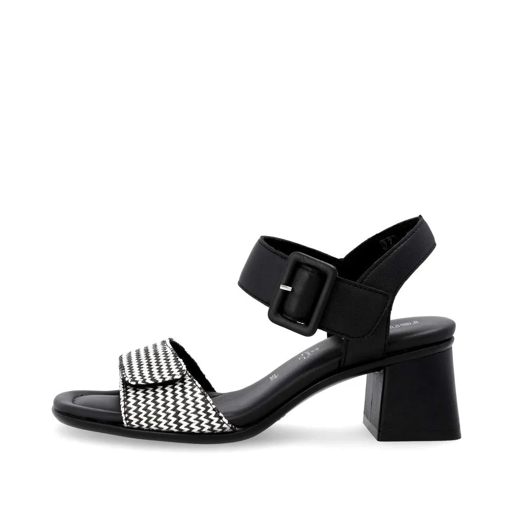 Remonte D1K51-03 Womens Sandals Black Combination sold by Shuperb