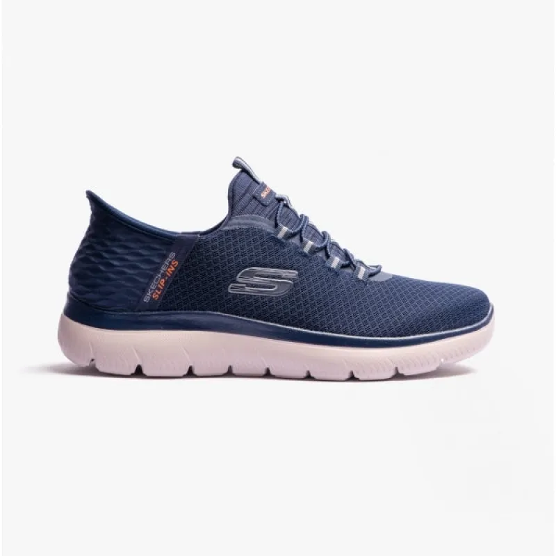 Skechers 232457/NVY SUMMITS - HIGH RANGE Mens Bungee Lace Trainers Navy sold by Shuperb