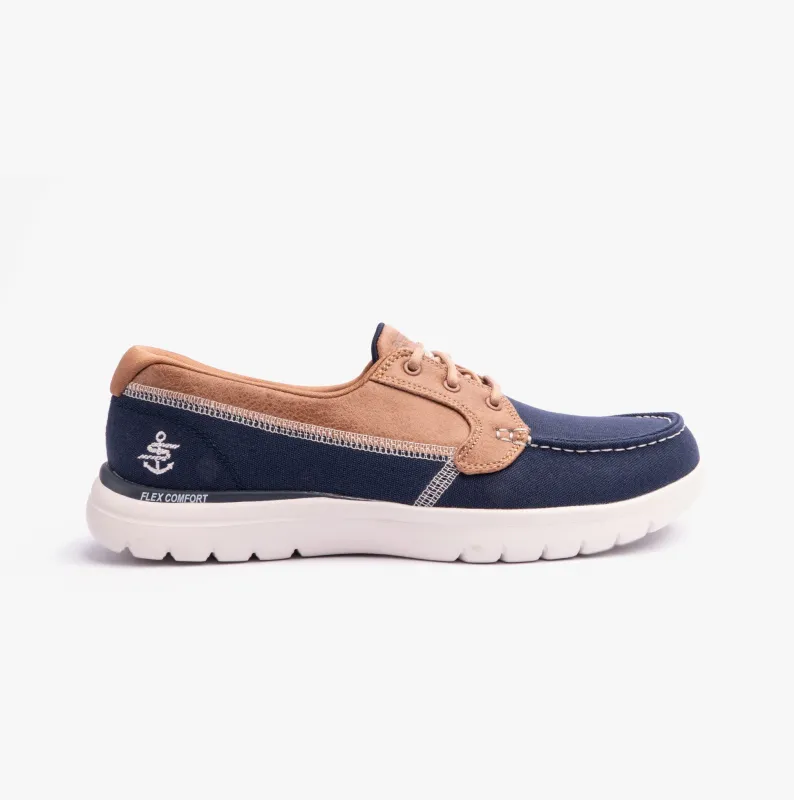 Skechers 136451/NVY ON-THE-GO FLEX - EMBARK Womens Shoes Navy sold by Shuperb