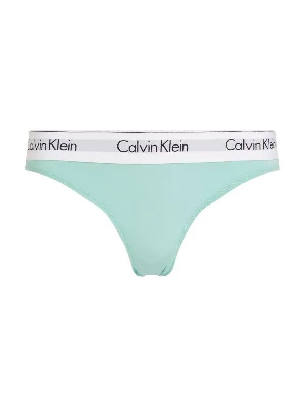 Calvin Klein ICON Cotton Modal Womens Bikini Briefs Womens Beau Blue sold by Shuperb