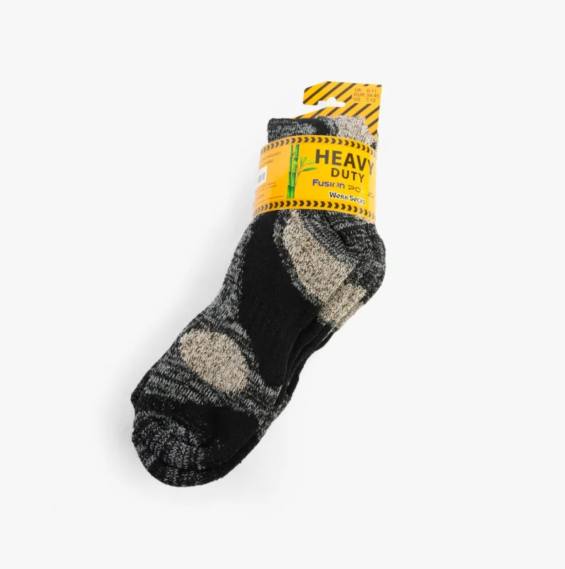 STB FUSION POWER HEAVY DUTY Mens 3 Pack Socks Multi UK 6-11 sold by Shuperb
