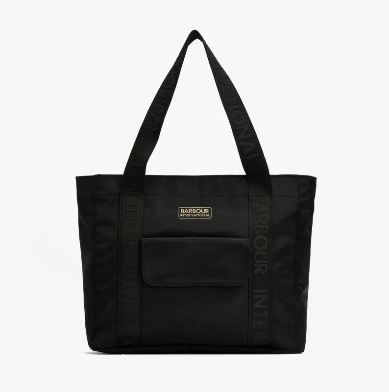 Barbour B.INTL QUALIFY Womens Tote Bag Black sold by Shuperb