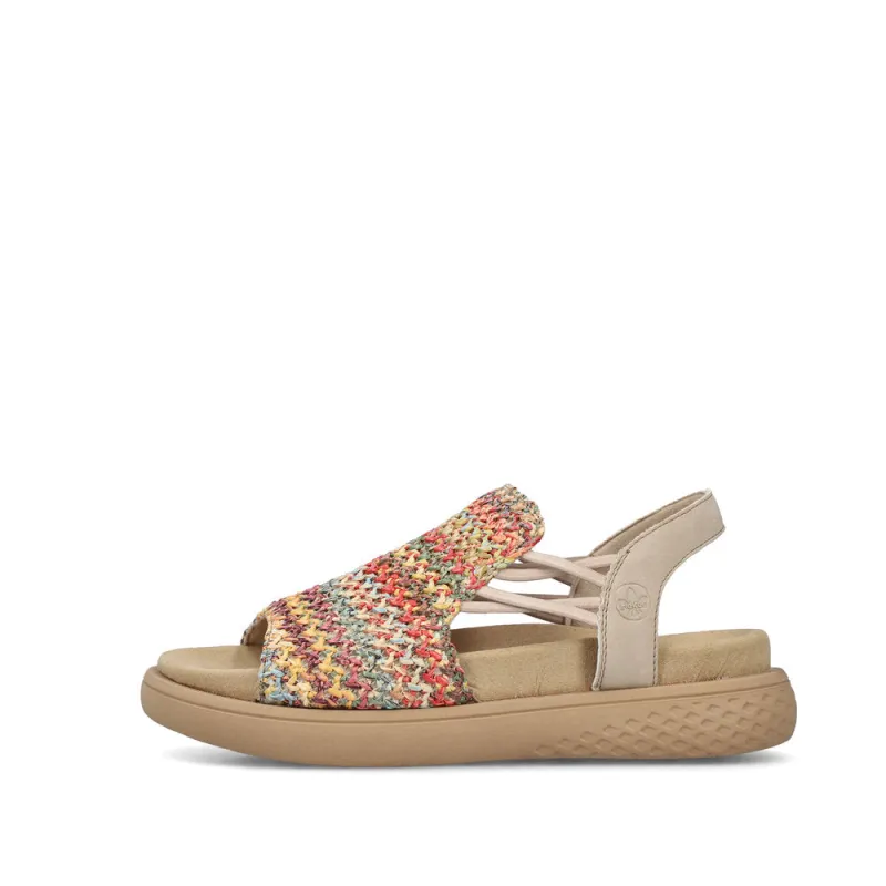 Rieker V1541-90 Womens Sandals Multi sold by Shuperb