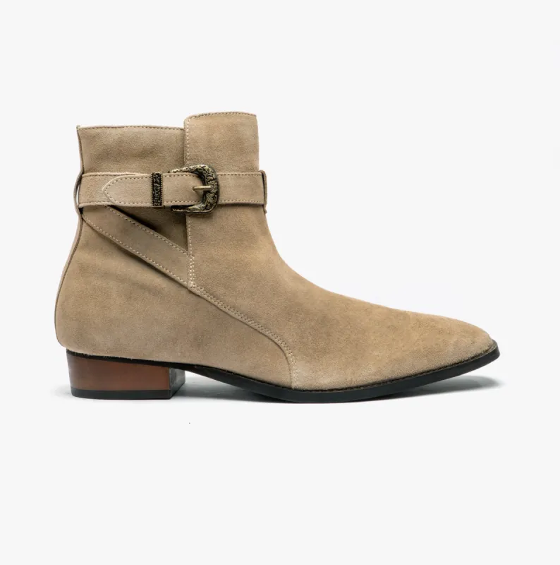 Club Cubano Ricardo Mens Boots Sand sold by Shuperb