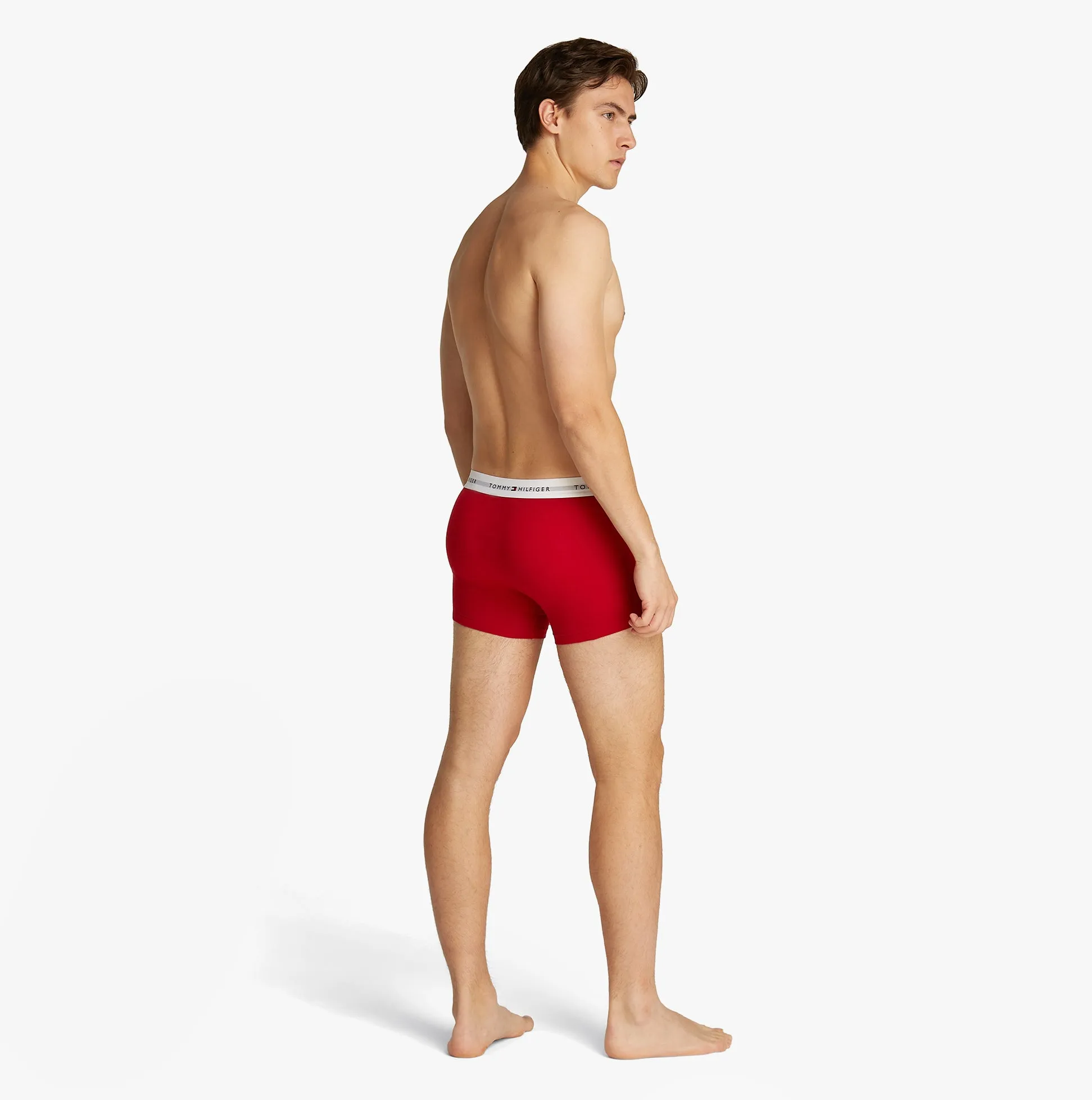 Tommy Hilfiger 3 Pack Mens Logo Waistband Trunks Multicoloured sold by Shuperb product image thumbnail 5