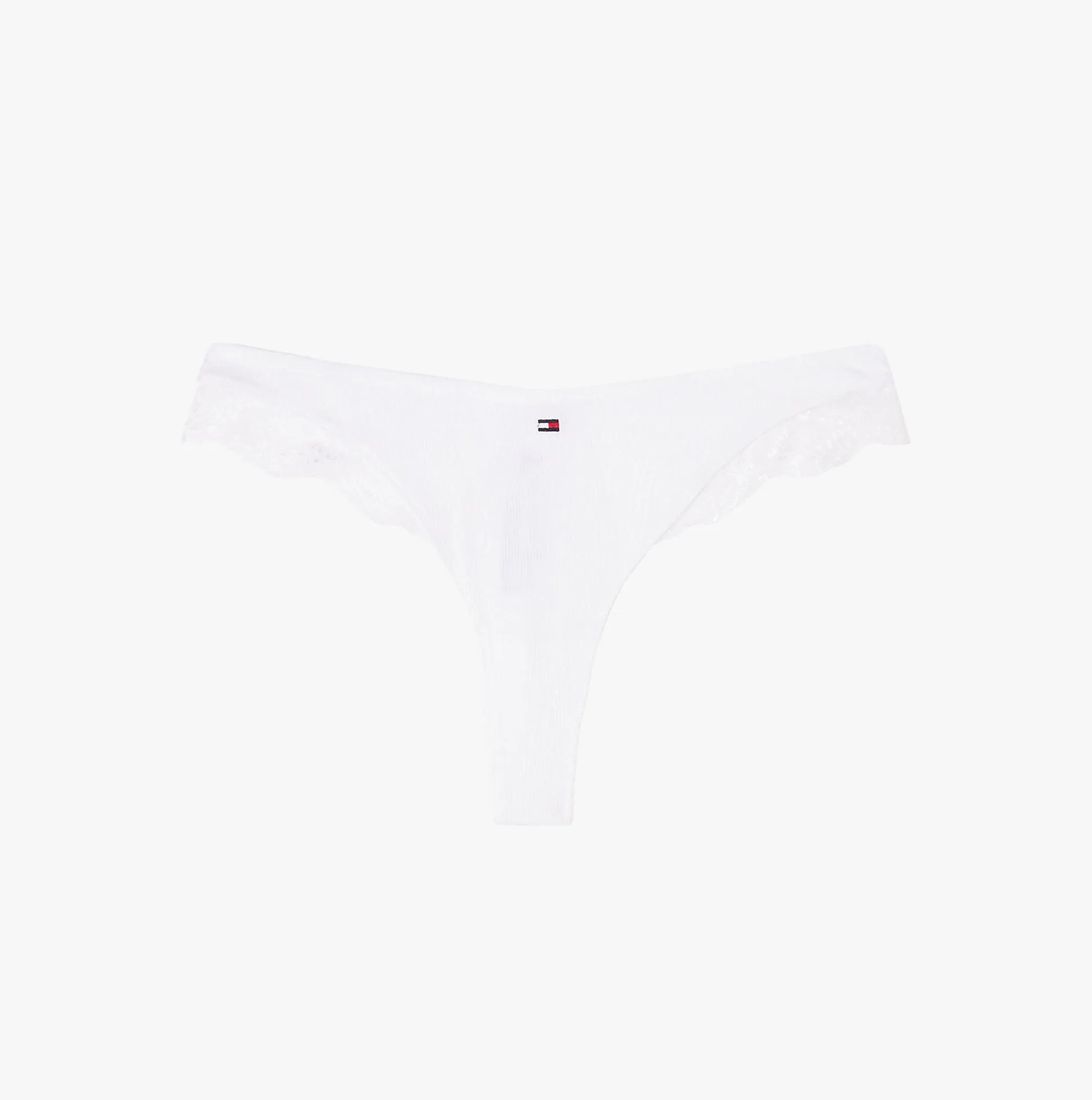 Tommy Hilfiger LACE TRIM Womens Dipped Thong White sold by Shuperb product image thumbnail 2