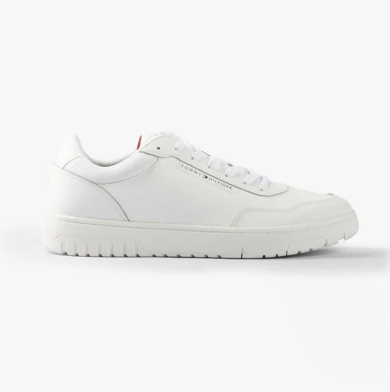 Tommy Hilfiger TH BASKET CORE Mens Trainers White sold by Shuperb