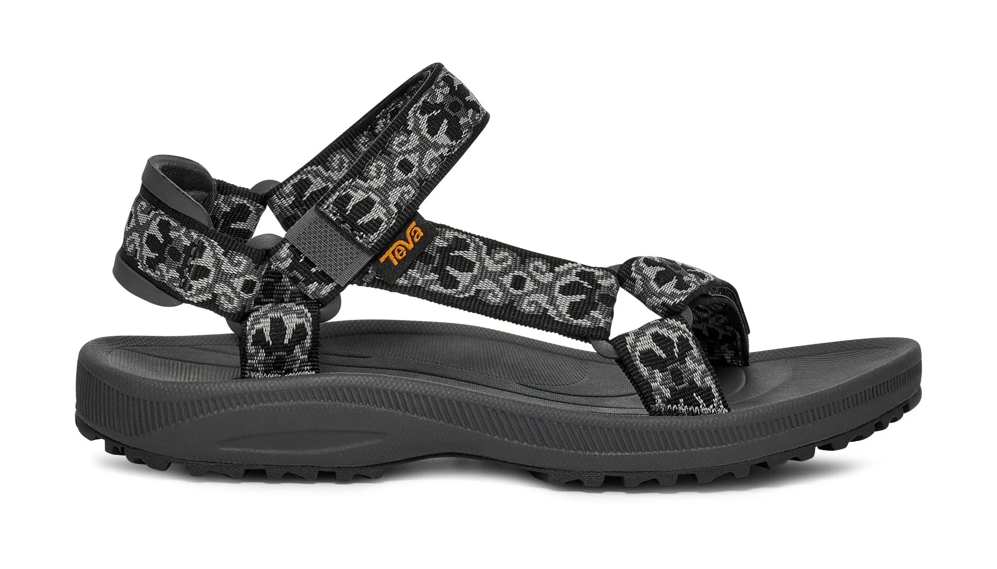 Teva WINSTED Womens Ankle Strap Sandals Archive Floral Black/ Grey sold by Shuperb