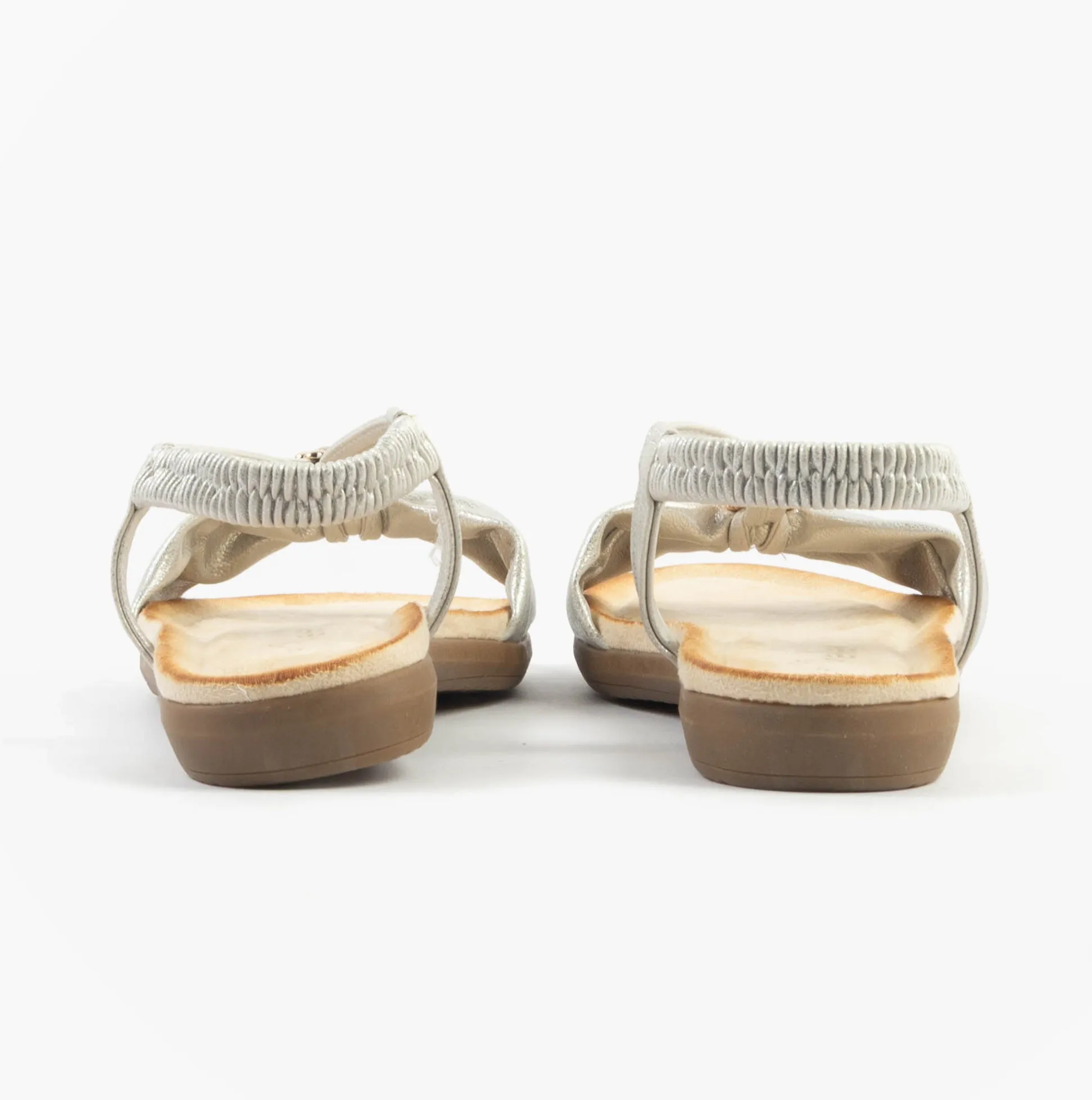 Dr Keller JAN Womens Sandals White Metallic sold by Shuperb product image thumbnail 5