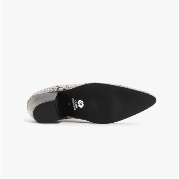 Club Cubano McCARTNEY Mens Leather Winklepicker Cuban Heel Boots Python sold by Shuperb product image thumbnail 3