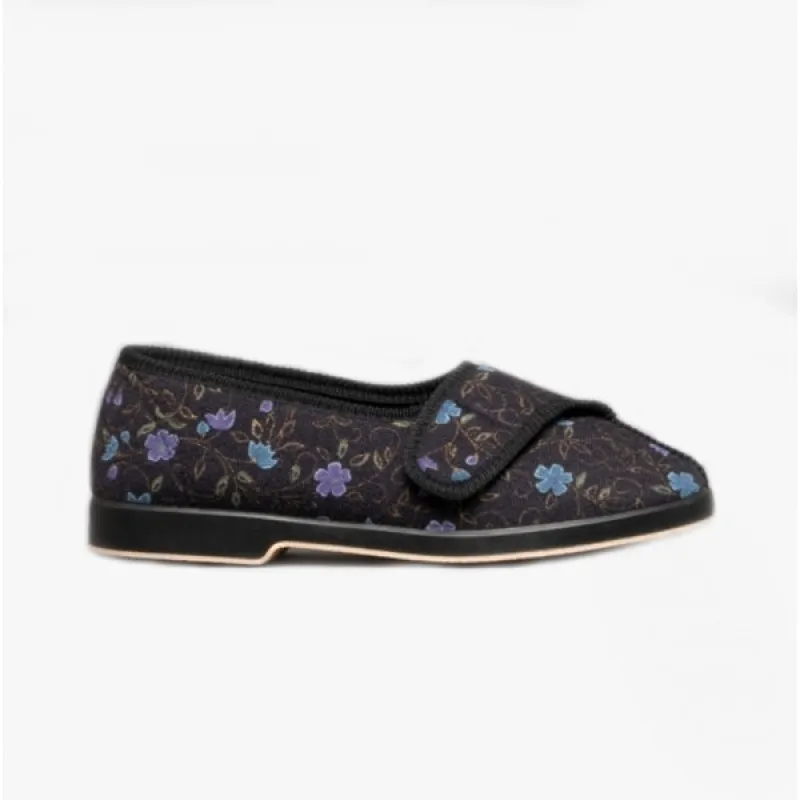 GBS WILMA Womens Slippers Black sold by Shuperb