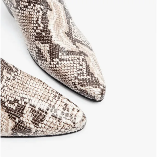 Club Cubano McCARTNEY Mens Leather Winklepicker Cuban Heel Boots Python sold by Shuperb product image thumbnail 4