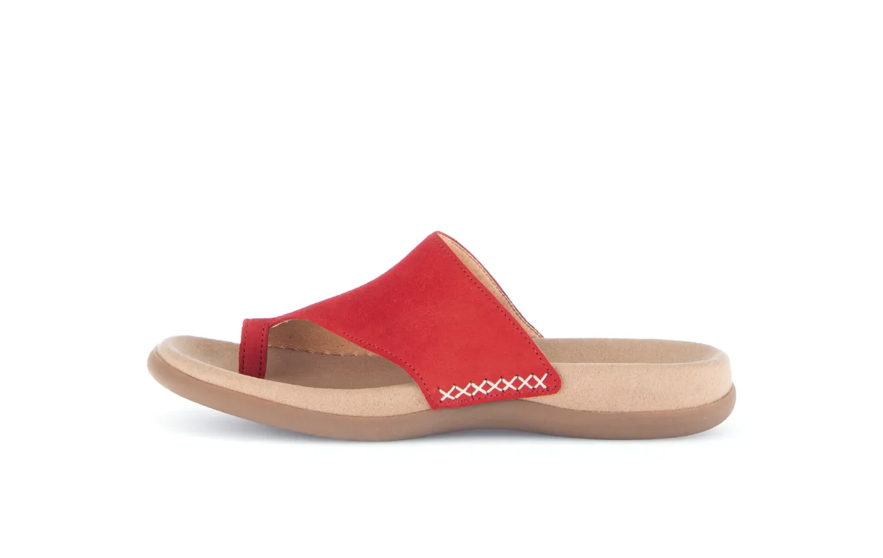 Gabor LANZAROTE Womens Sandals Red sold by Shuperb