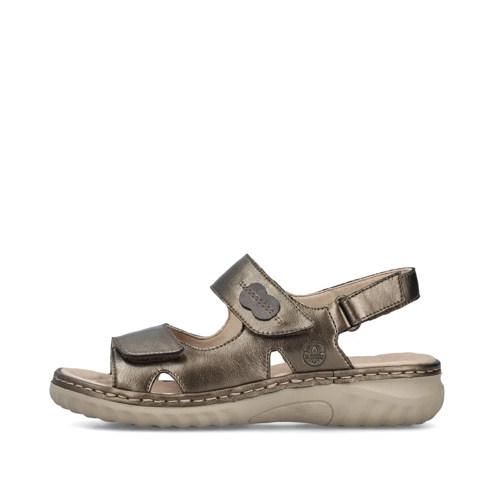 Rieker 60462-90 Womens Sandals Bronze sold by Shuperb