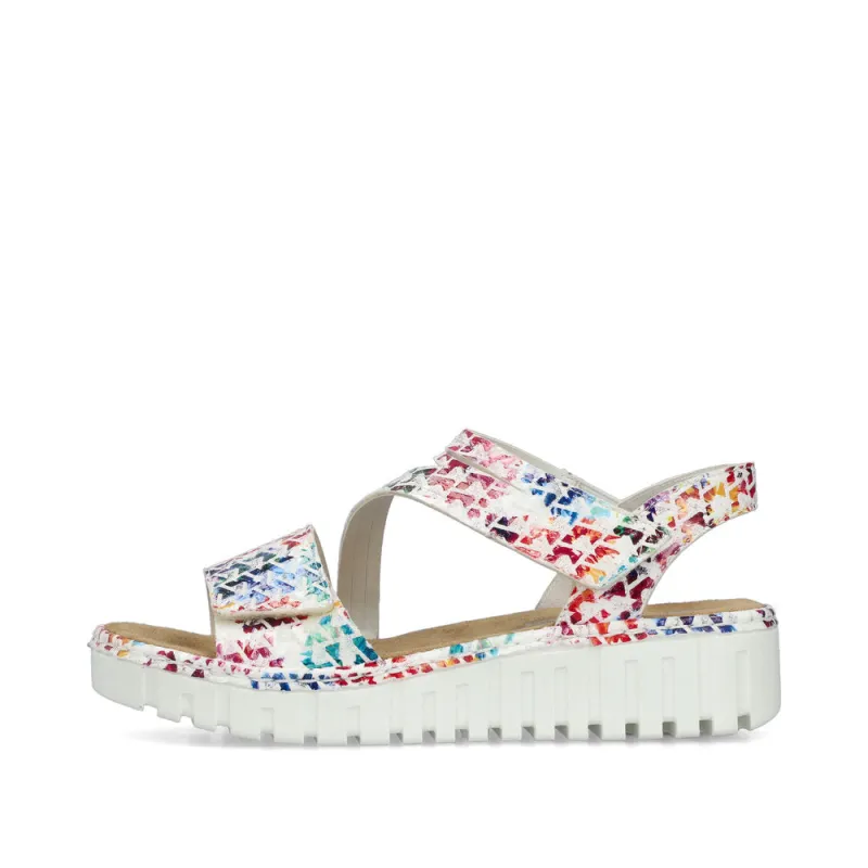 Rieker V1364-90 Womens Sandals Multi sold by Shuperb