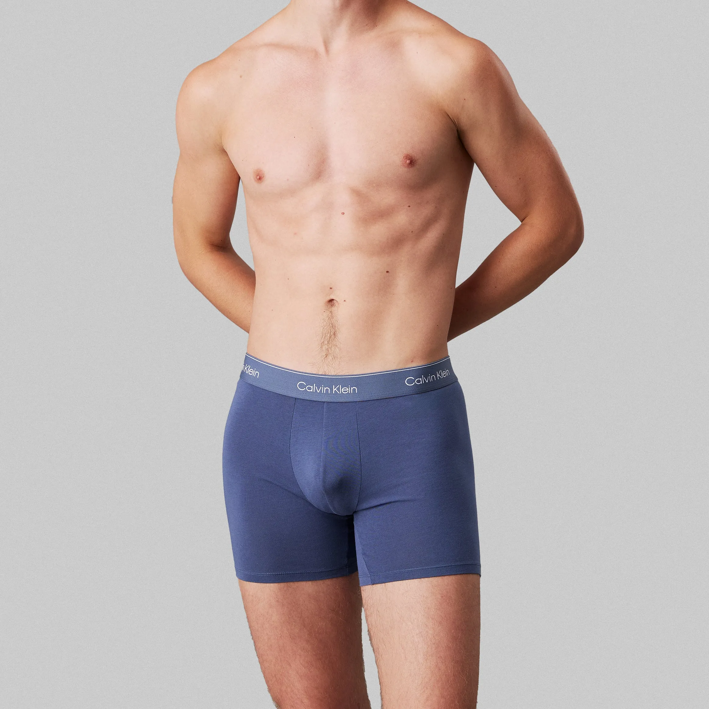 Calvin Klein ICON COTTON STRETCH Mens 3 Pack Boxer Briefs Multicoloured sold by Shuperb product image thumbnail 2