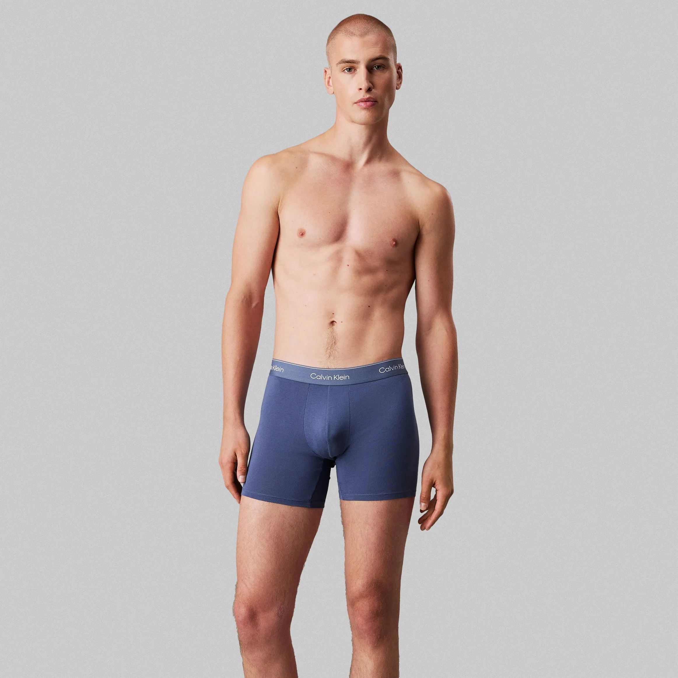 Calvin Klein ICON COTTON STRETCH Mens 3 Pack Boxer Briefs Multicoloured sold by Shuperb product image thumbnail 5