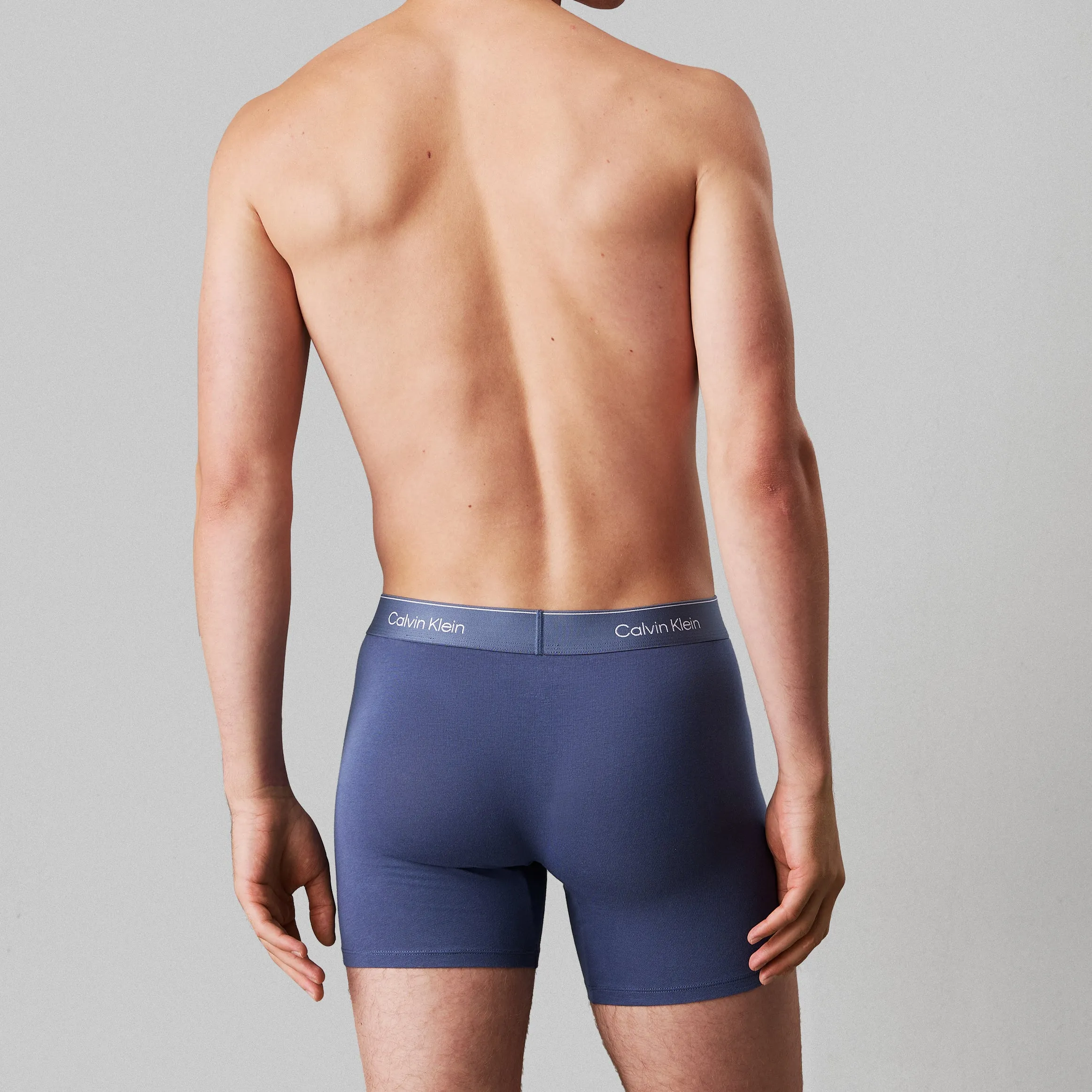 Calvin Klein ICON COTTON STRETCH Mens 3 Pack Boxer Briefs Multicoloured sold by Shuperb product image thumbnail 4