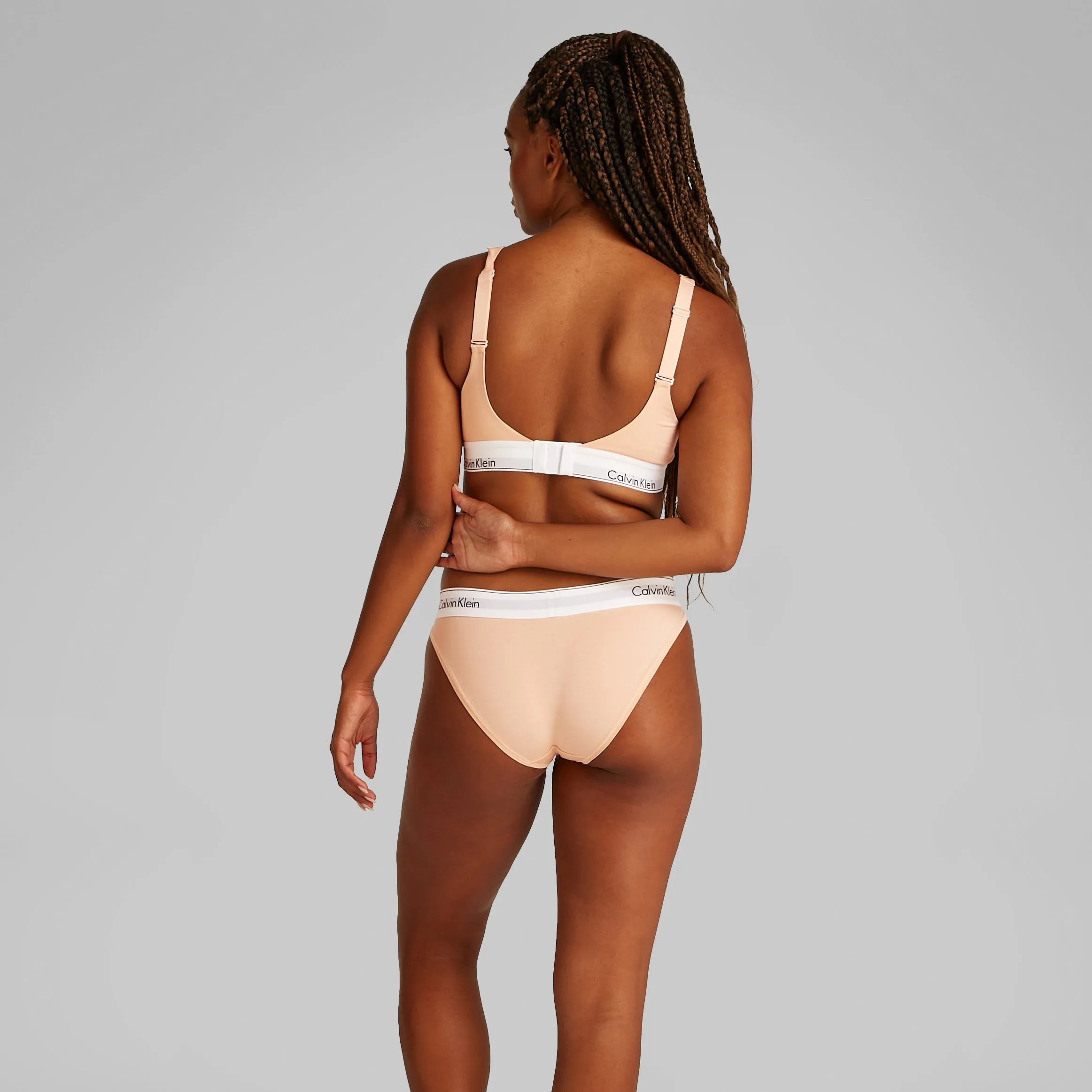 Calvin Klein ICON Cotton Modal Womens Bikini Briefs Melon Frenzy sold by Shuperb product image thumbnail 2