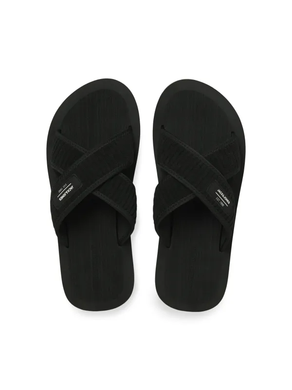 Jack & Jones KRISKROS Mens Sandals Anthracite sold by Shuperb